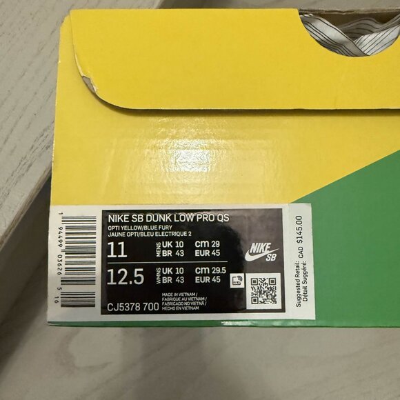 Nike SB Dunk Low Grateful Dead Yellow - Picture 16 of 16